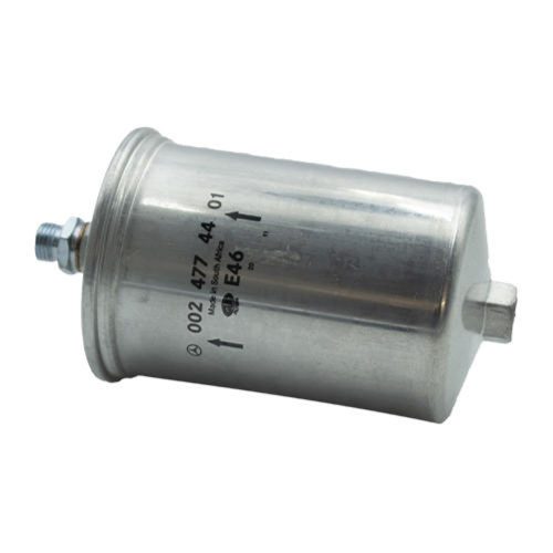 Mercedes CDI diesel fuel filter 0024770601 with metal housing.