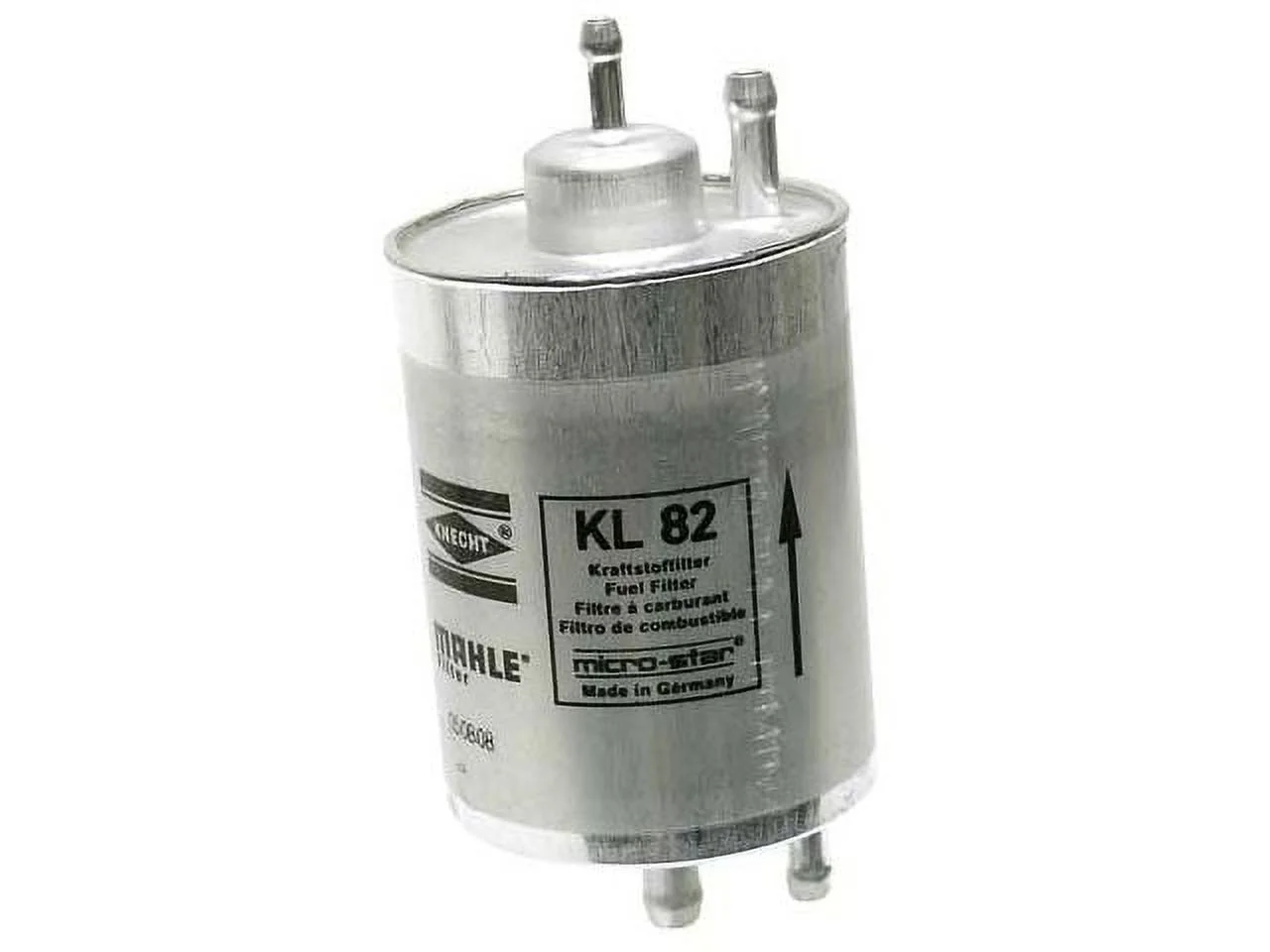 Fine multi-layer filtration medium inside the 0024773801 fuel filter.