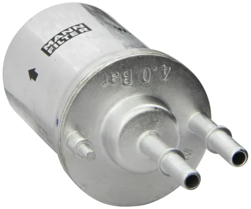 Mercedes-Benz diesel fuel filter 0024773801 with metal housing.