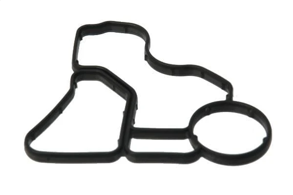 OE 11252754870 rubber gasket with flat molded profile for BMW engines.