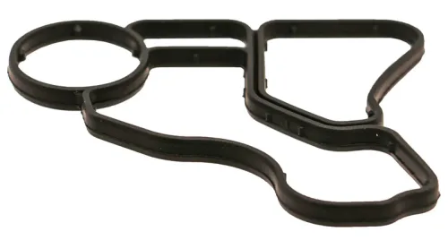 OE 11252754870 rubber gasket with flat molded profile for BMW engines.