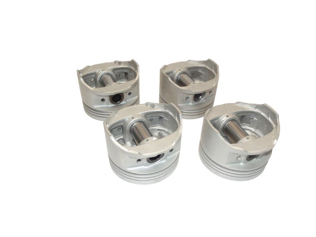 OE 12010-JD20A aluminum piston designed for Nissan 2.0L gasoline engines.