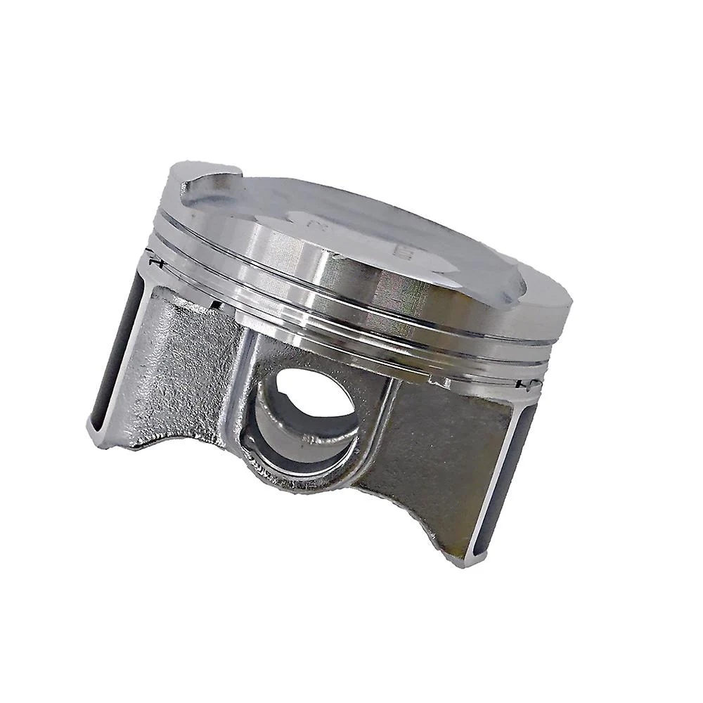 Toyota Corolla piston 13101-0T020 made from aluminum alloy with smooth exterior finish.