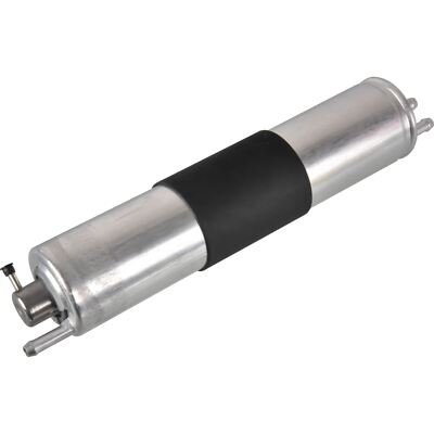 BMW diesel fuel filter 13321439407 with cylindrical metal housing.