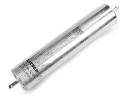 BMW diesel fuel filter 13321702632 with cylindrical metal housing.