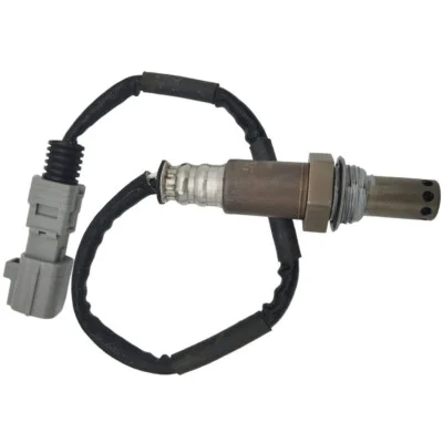 Upstream oxygen sensor with elongated metal probe housing and hex mounting section