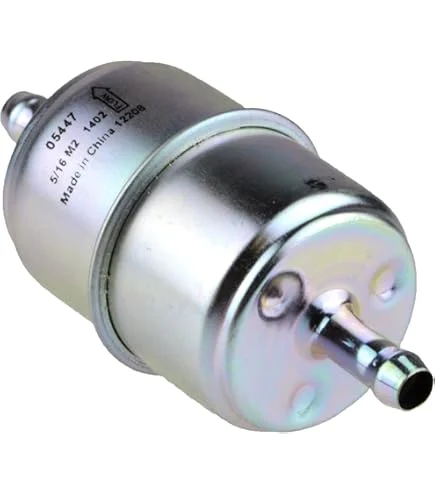 90872178 fuel filter for 2015 Buick Excelle GT featuring compact metal housing and aligned connectors.