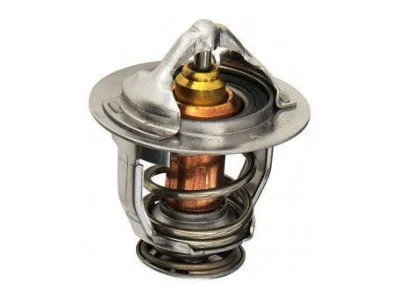Engine thermostat with metal valve body and calibrated spring assembly
