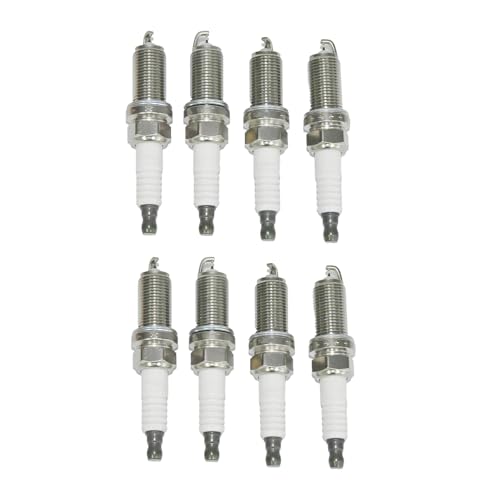 Toyota Camry spark plug 90919-01247 with metal shell and ceramic insulator.