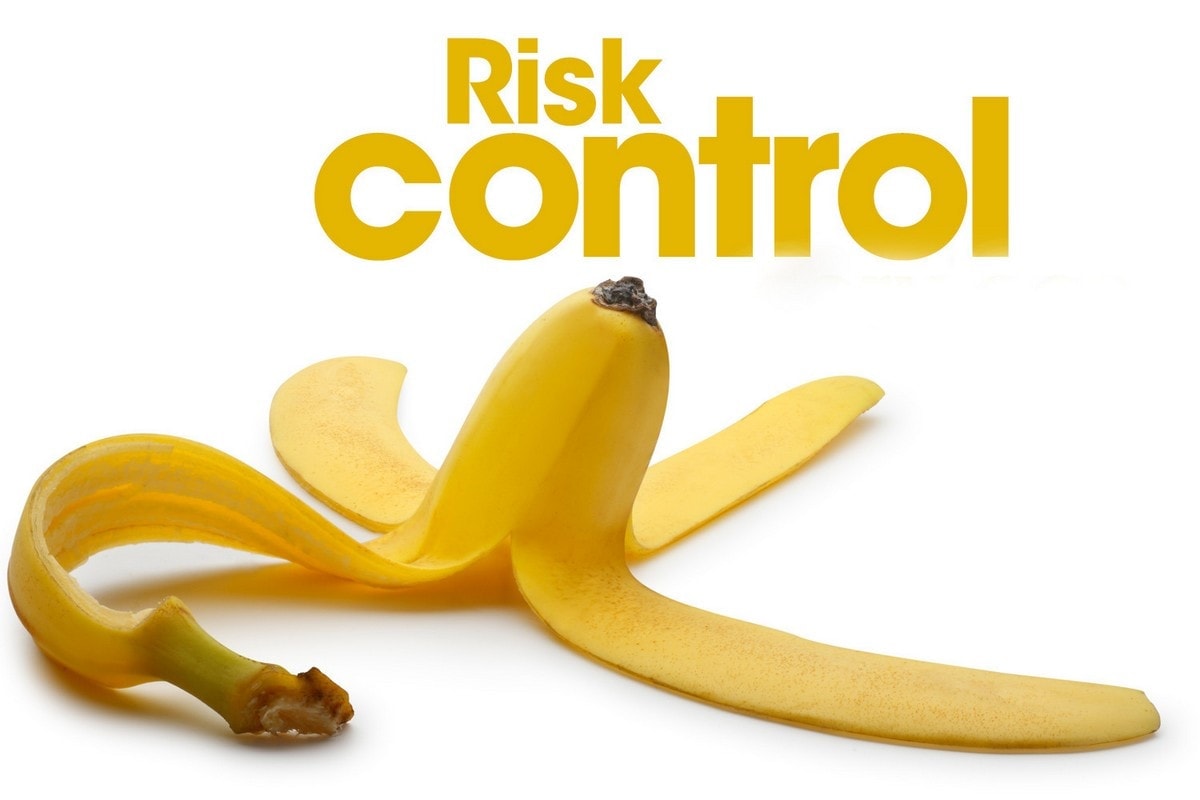 A peeled banana on a clean background symbolizing hidden operational risks that appear harmless but can cause serious business failure if ignored.