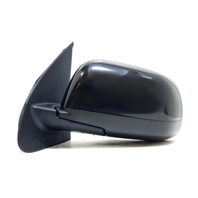 Left-hand manual door mirror assembly with black plastic housing for Nissan March 2021 K13, exterior view.