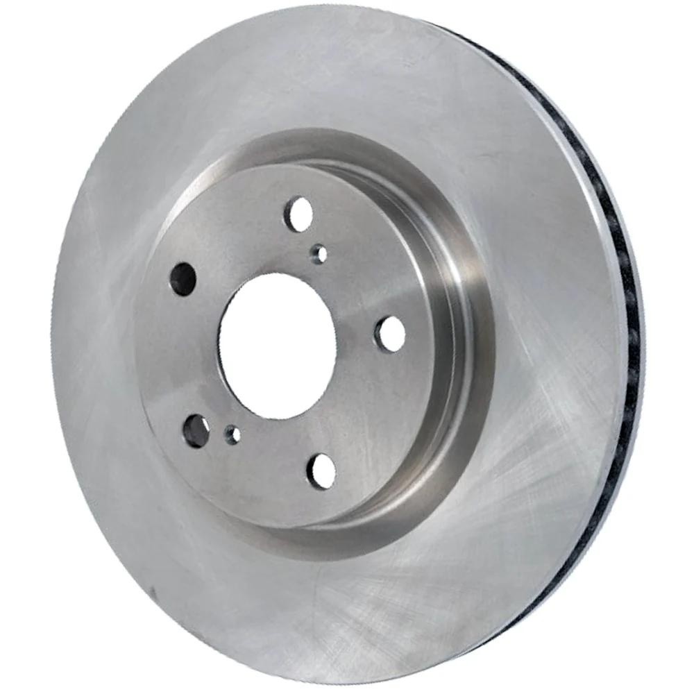 H6 3rd Gen Front Brake Disc ventilated cast iron rotor with machined silver braking surface for Haval H6 3rd generation front brake system