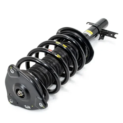 2905105XGW02A Jolion Front Right Shock Absorber assembly with black coil spring and strut body, Haval Jolion front shock absorber shown in angled full view