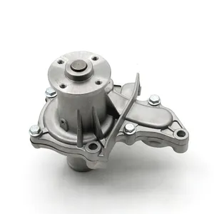 Aftermarket water pump for Jolion with cast metal body, mounting ears and pulley hub, Jolion engine water pump shown in angled product view