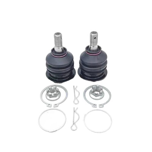 GWM Poer front suspension joint kit with rubber dust boots, threaded studs, washers, circlips, and small retaining hardware
