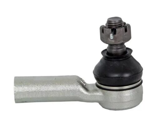 GWM Poer steering linkage end with silver metal arm, black rubber dust boot, and threaded mounting stud