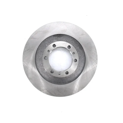 3501104XPW01A GWM Poer front brake disc with silver metal surface, center hub opening, and visible bolt holes