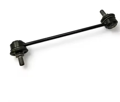 2906102XGW02A sway bar connecting rod for Haval Jolion with black metal link body and ball joint ends, front chassis link shown in angled product view