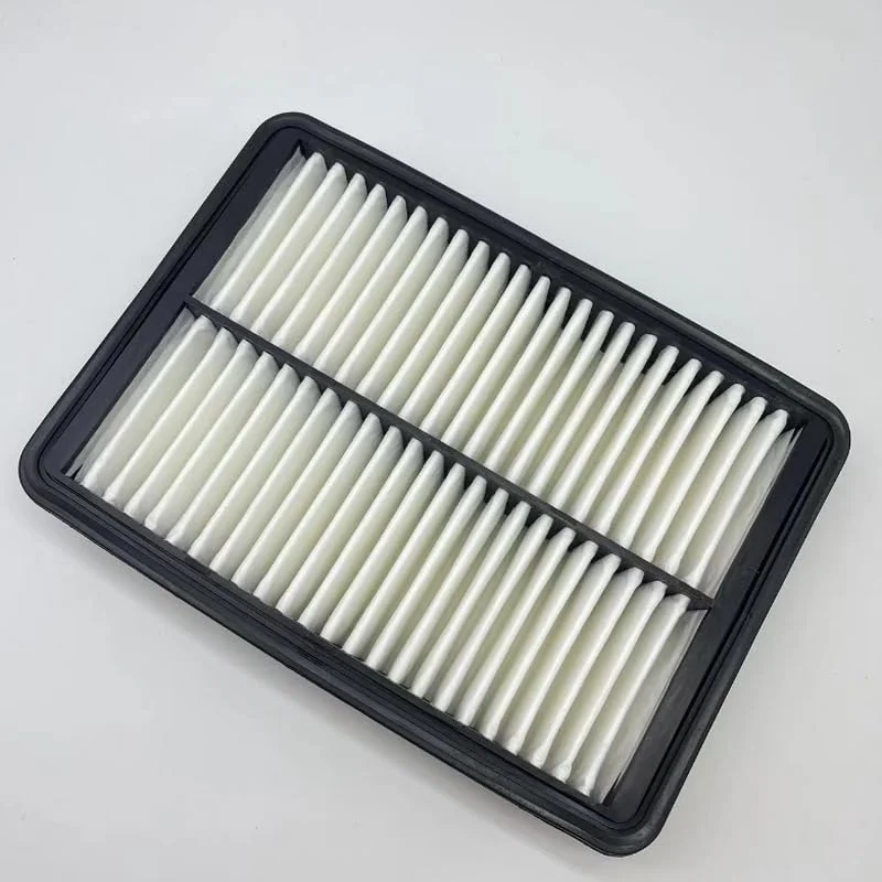 T15-1109111 rectangular intake filter for Chery Tiggo 7 Pro in angled product view